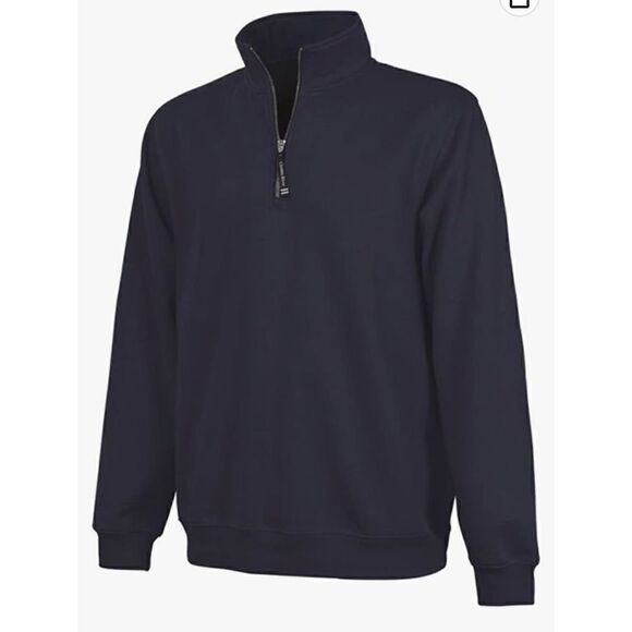 Charles River Apparel Unisex-Adult's Crosswind Quarter Zip Sweatshirt - Picture 1 of 5